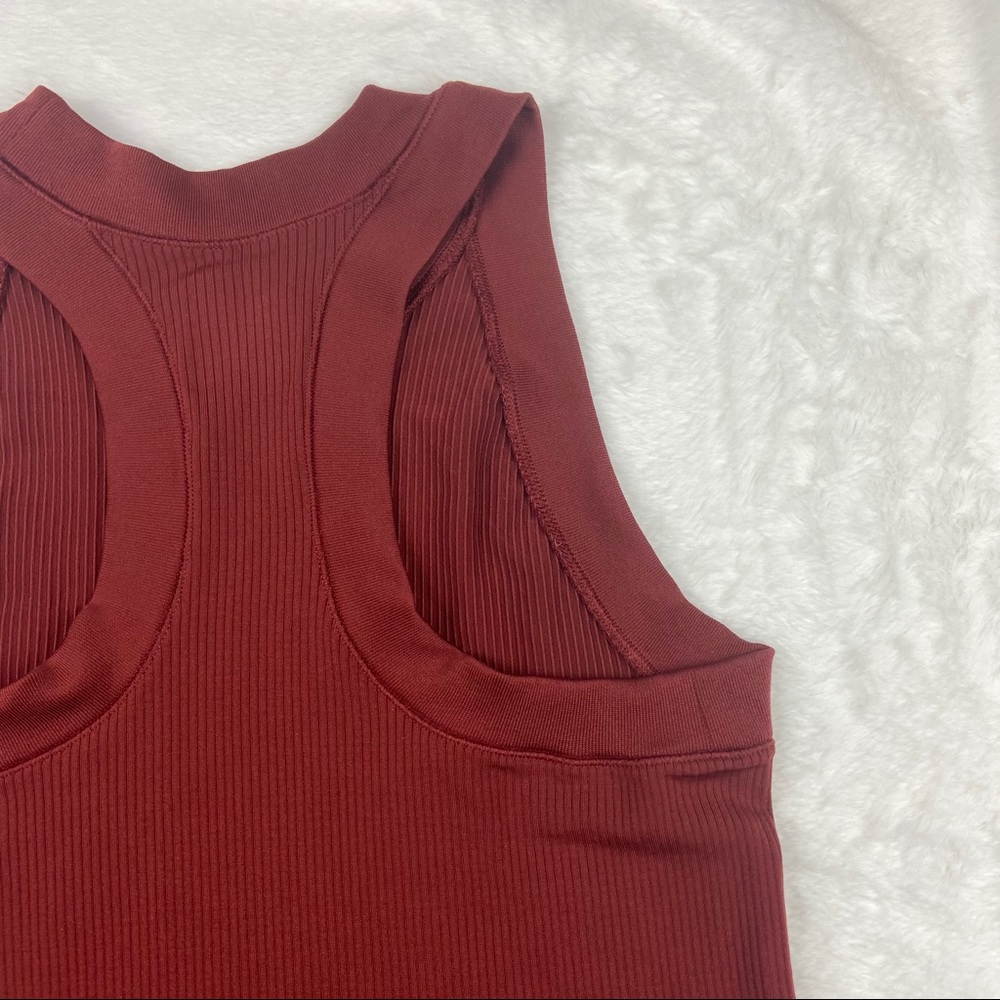 NWT Athlete Renew Racerback Tank // Russet Brown - Picture 7 of 8